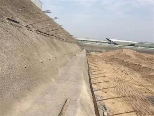 漳河新区河道边坡加固